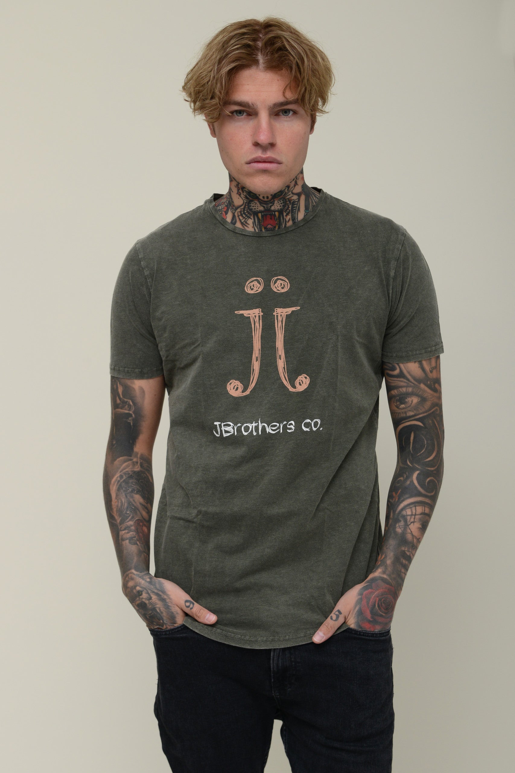 STONEWASHED JBROTHERS T-SHIRT