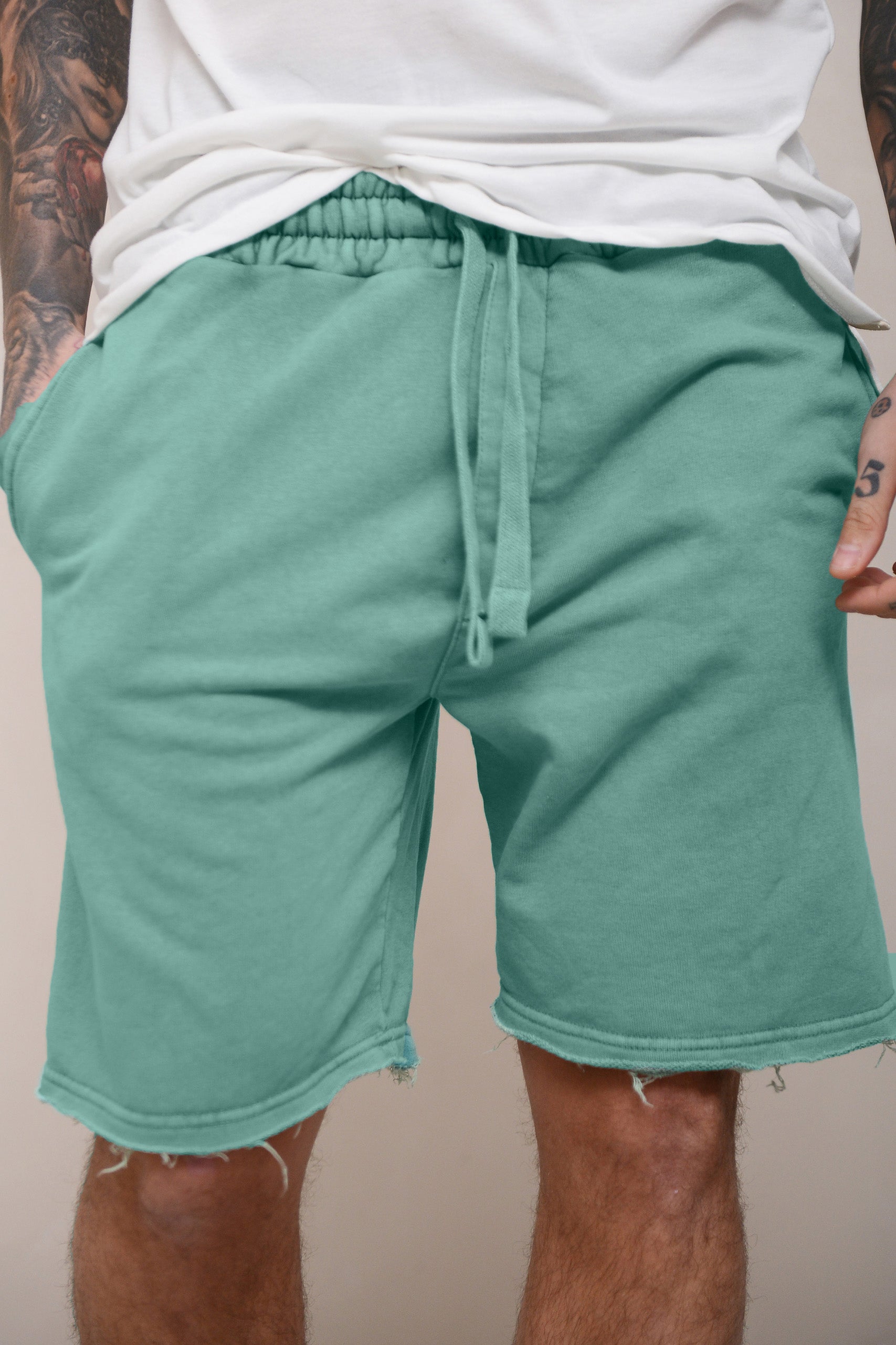 STONEWASHED SHORTS