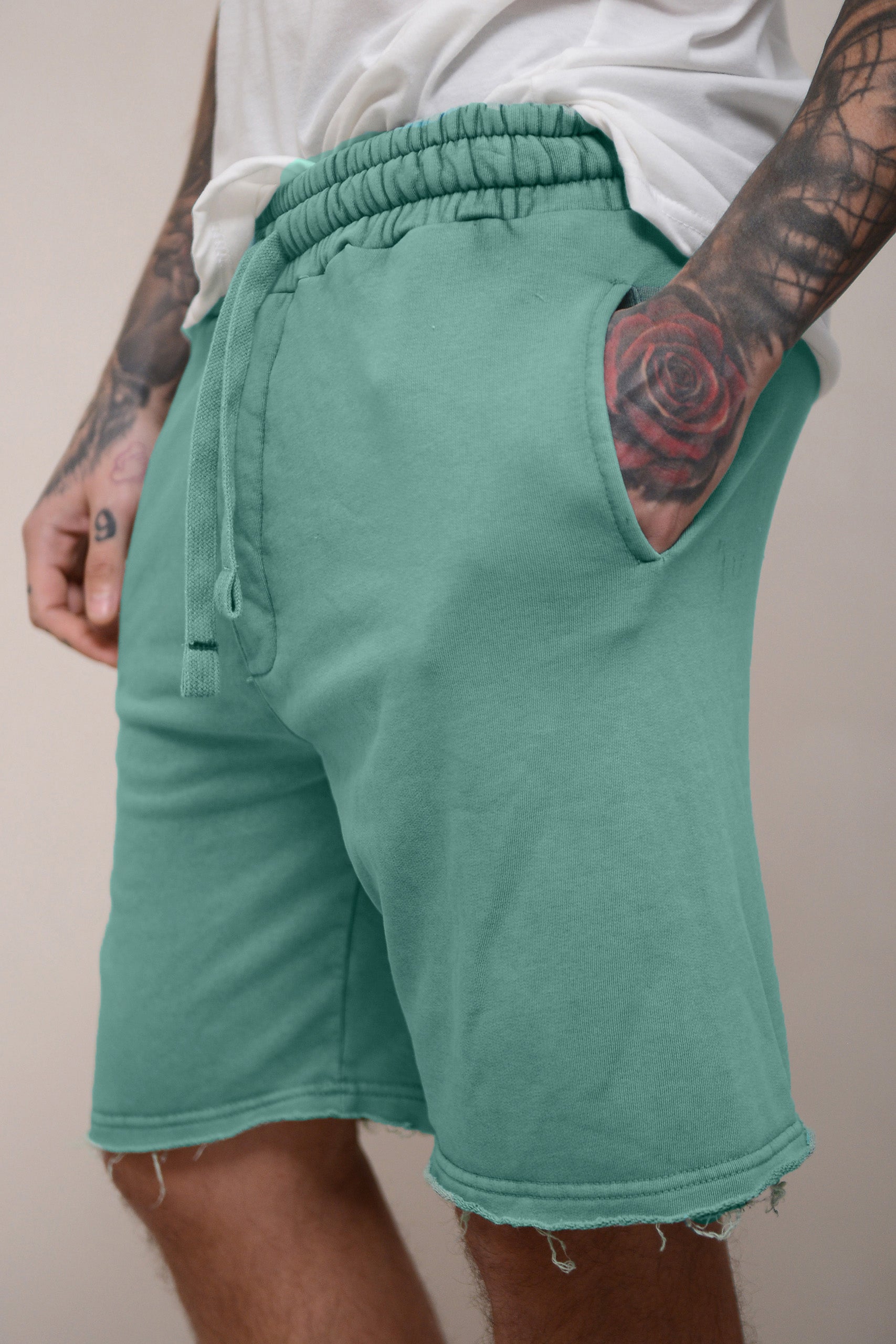 STONEWASHED SHORTS