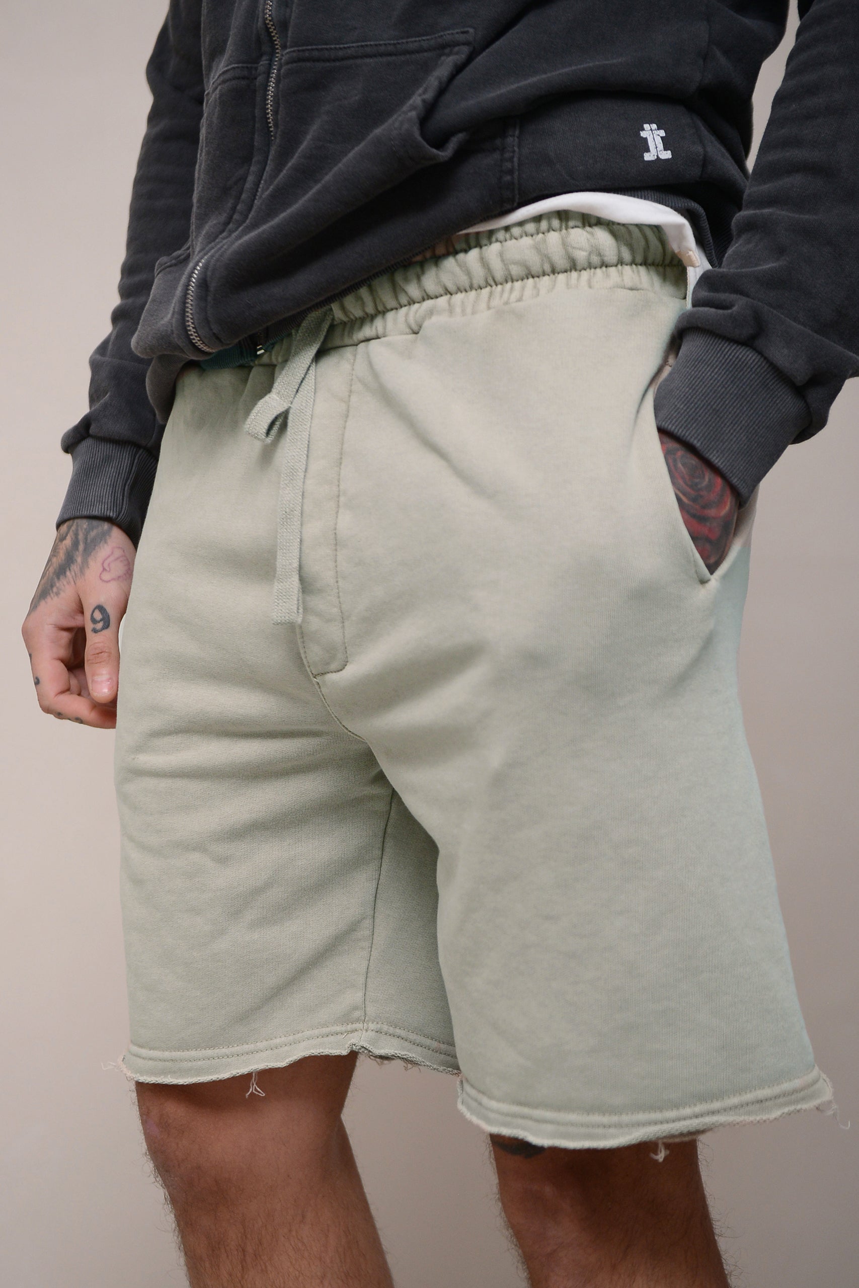 STONEWASHED SHORTS