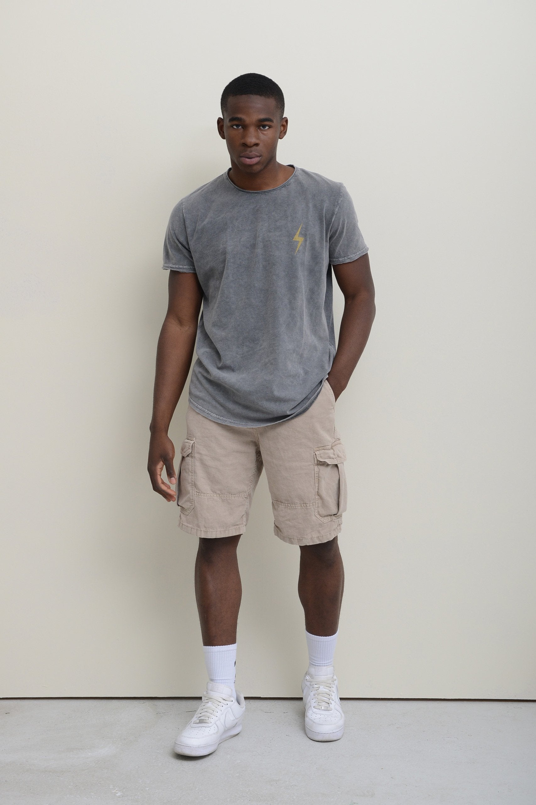 STONEWASHED "BOLT" T-SHIRT