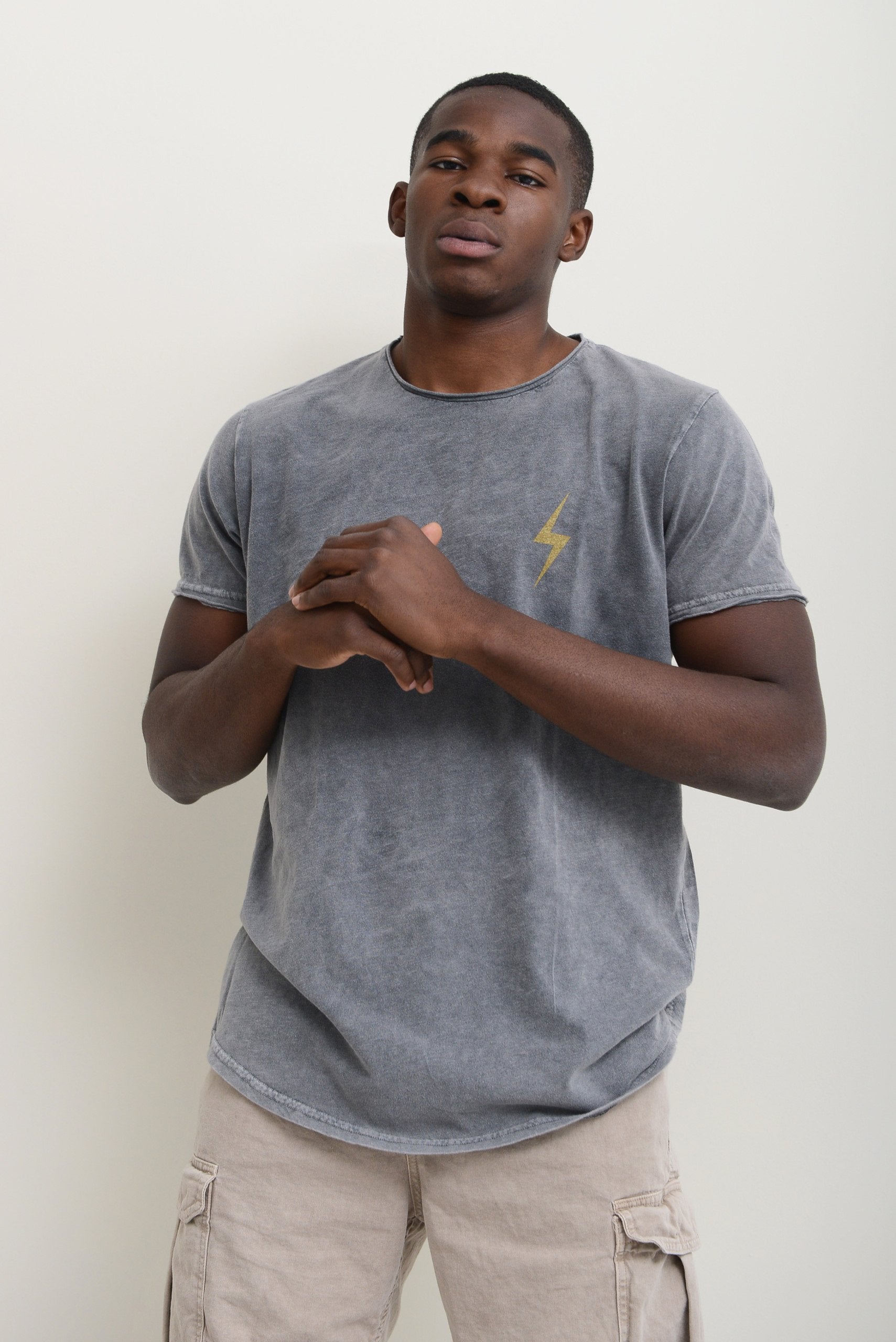 STONEWASHED "BOLT" T-SHIRT