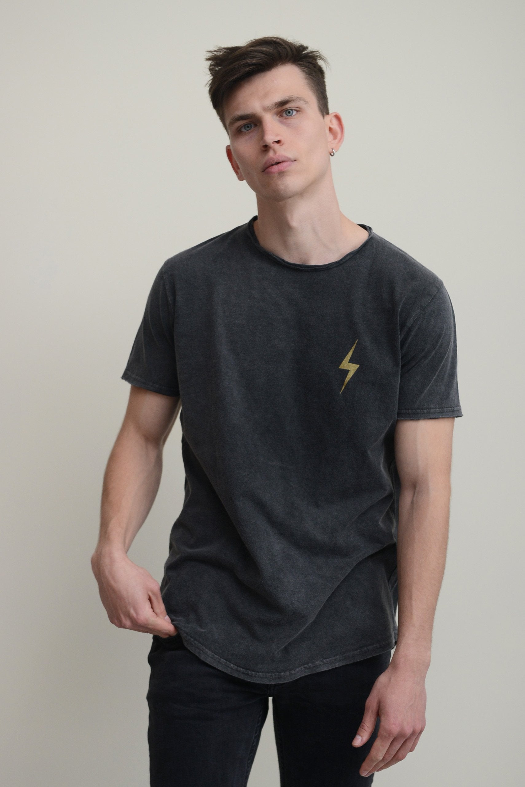 STONEWASHED "BOLT" T-SHIRT