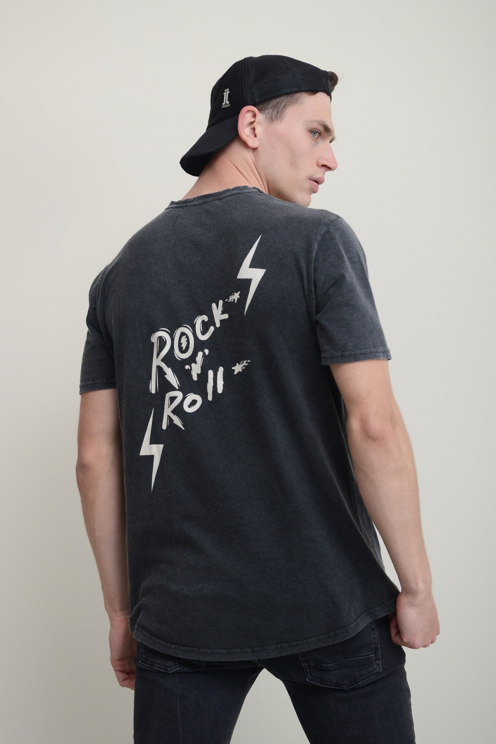 STONEWASHED "ROCK N' ROLL" T-SHIRT