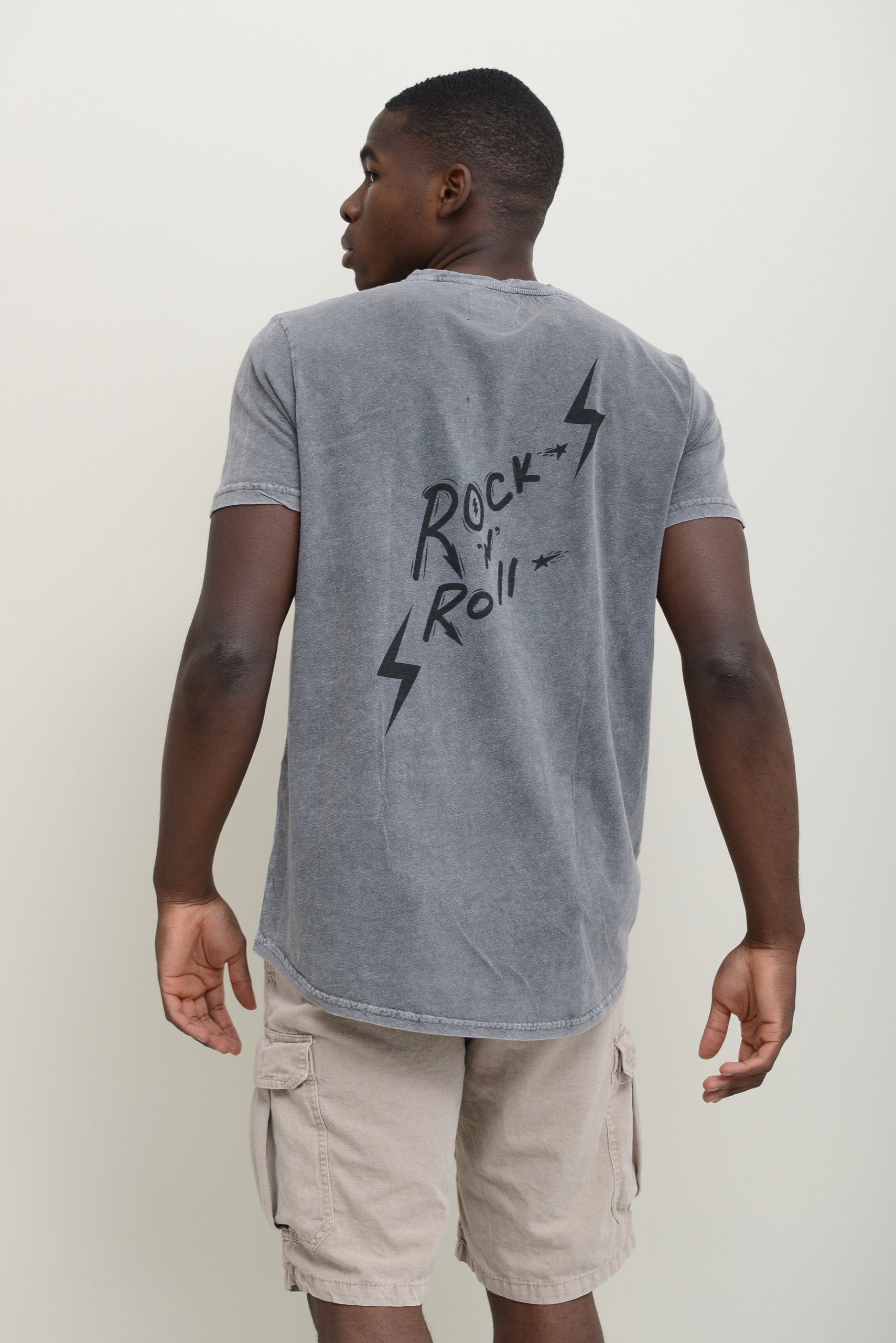 STONEWASHED "ROCK N' ROLL" T-SHIRT