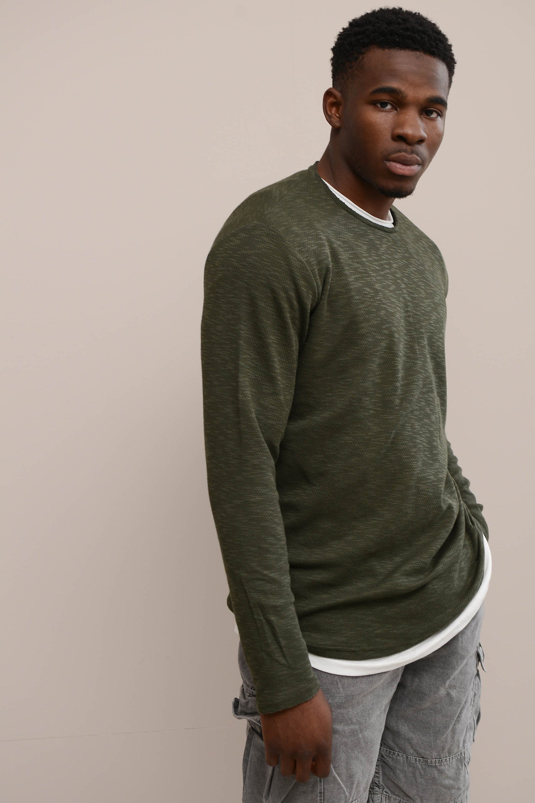 DOUBLE JACQUARD LONG SLEEVE FLAMA