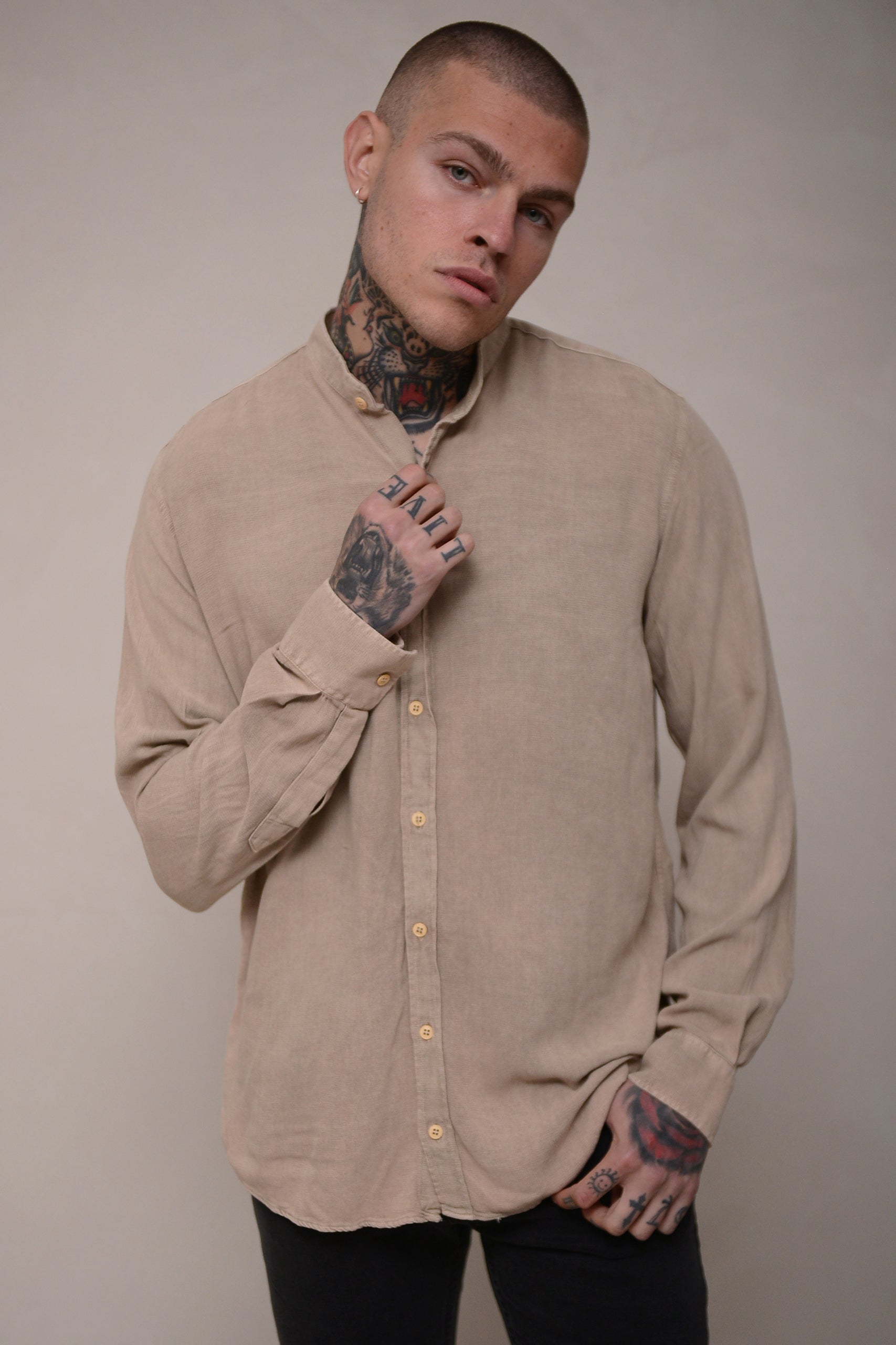 STONEWASHED SHIRT