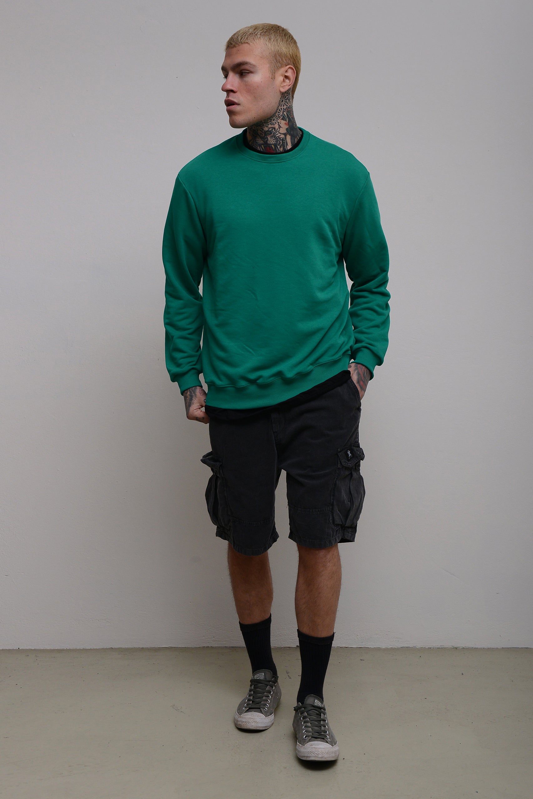 COTTON JERSEY SWEATSHIRT