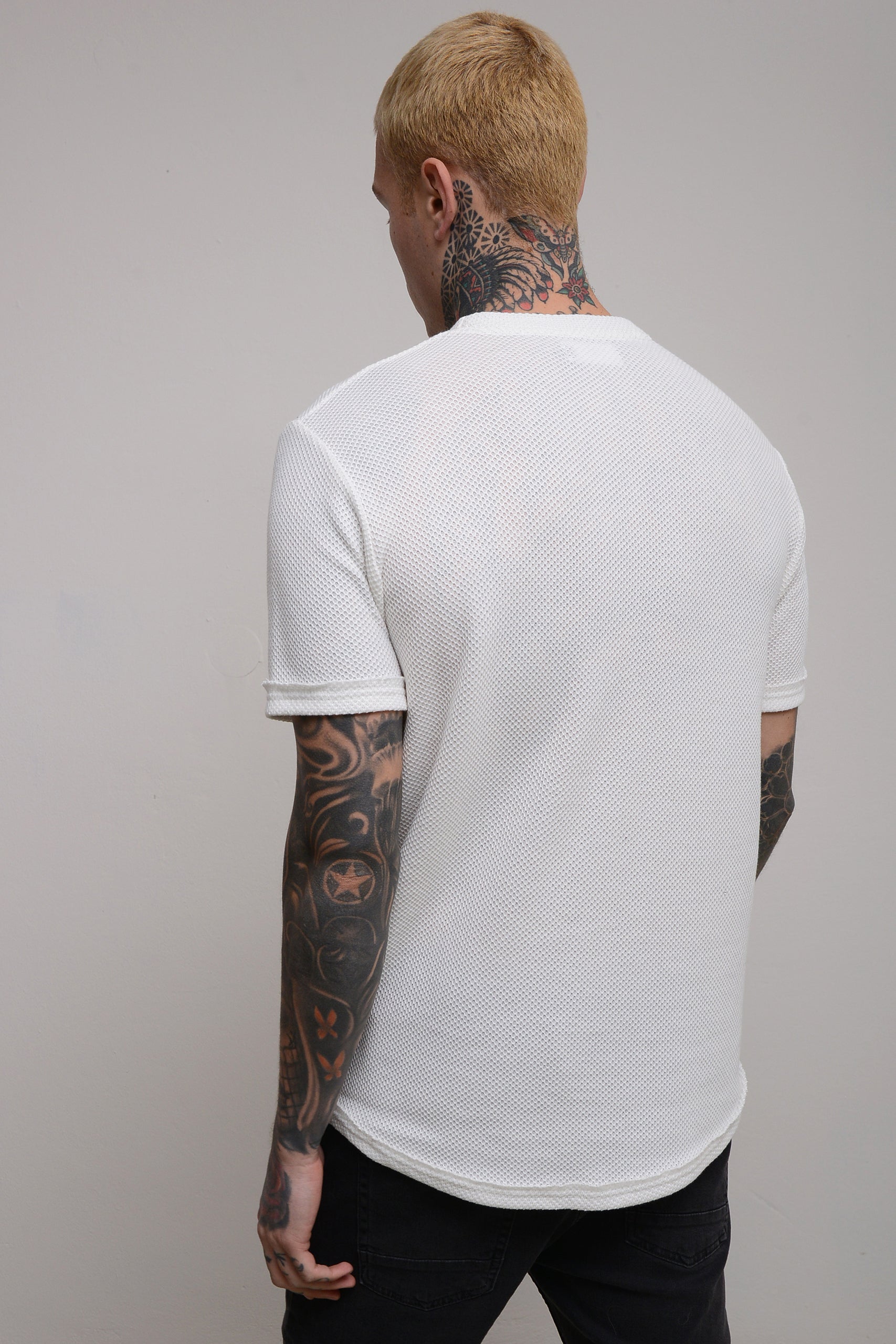 JACQUARD T-SHIRT SHORT SLEEVE