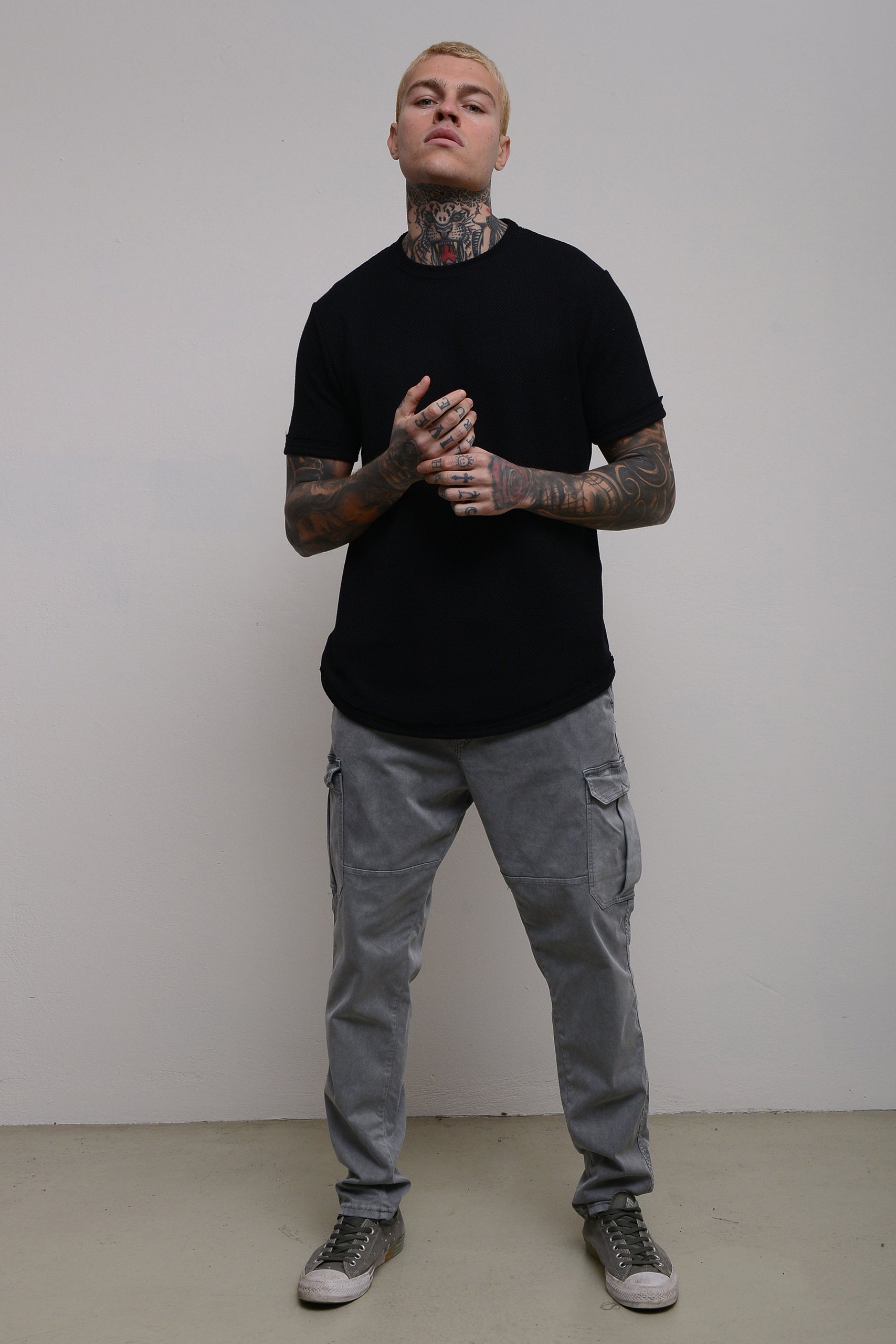 JACQUARD T-SHIRT SHORT SLEEVE