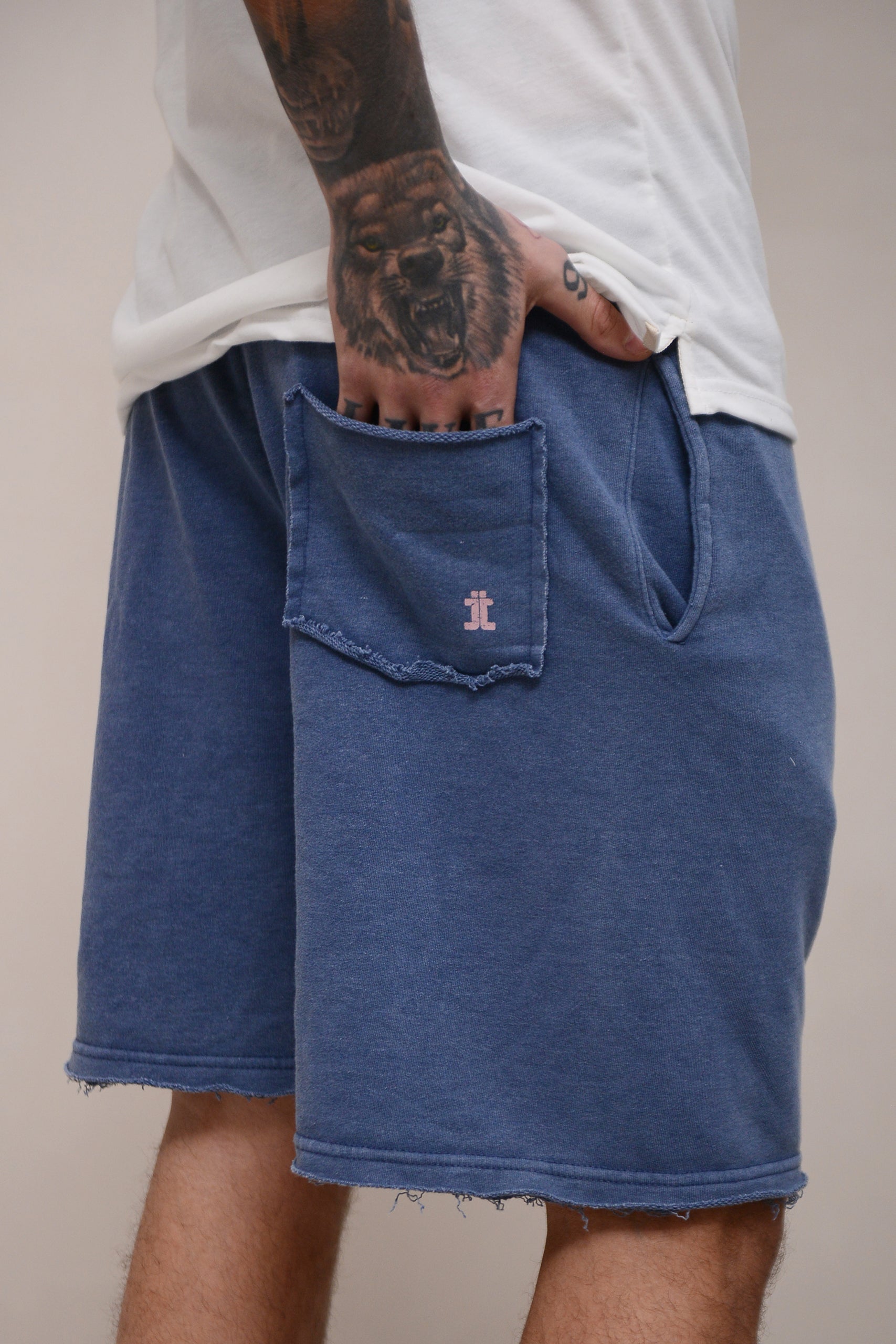 STONEWASHED SHORTS
