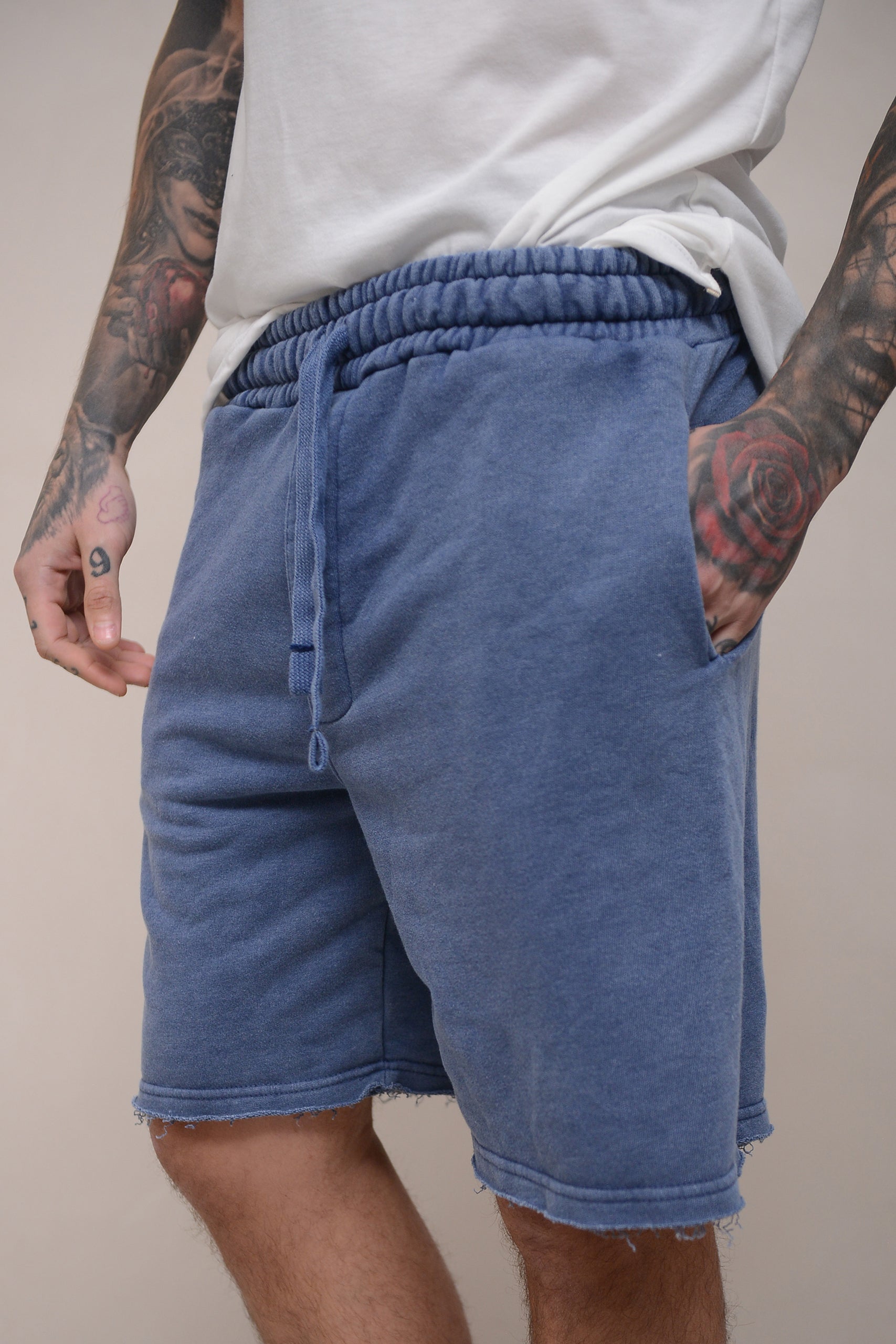 STONEWASHED SHORTS