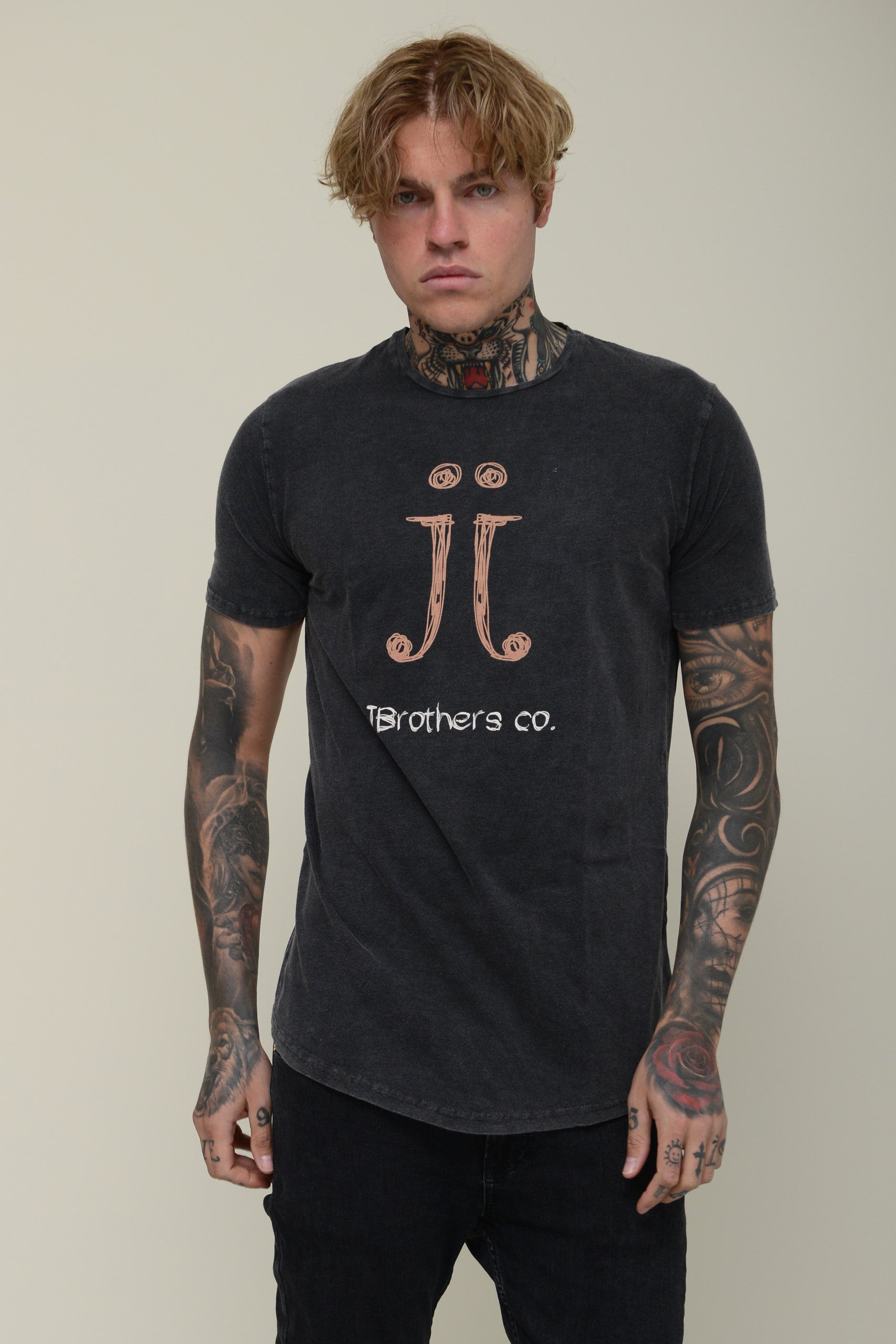 STONEWASHED JBROTHERS T-SHIRT