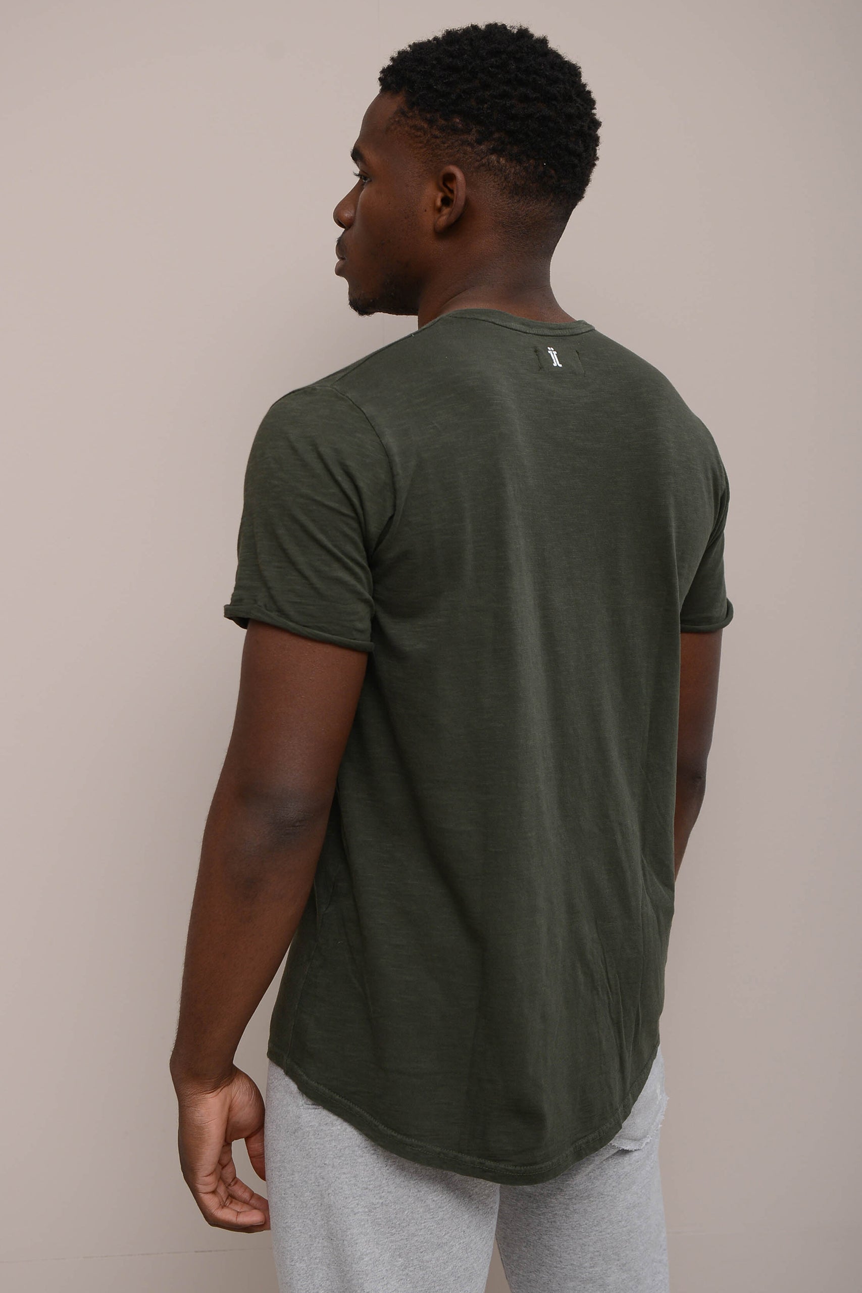 STONEWASHED T-SHIRT WITH POCKET