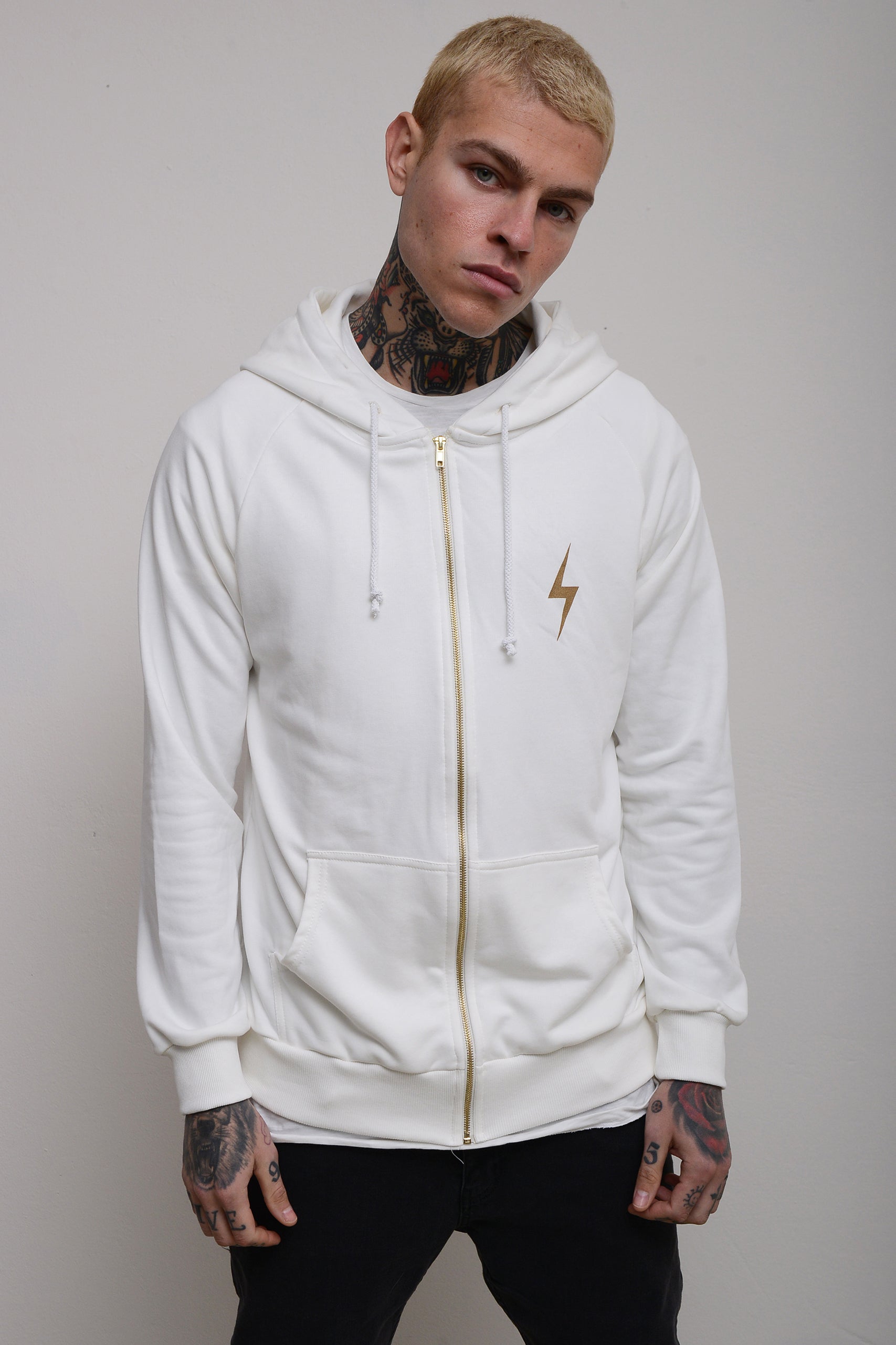 ZIP UP BOLT HOODIE