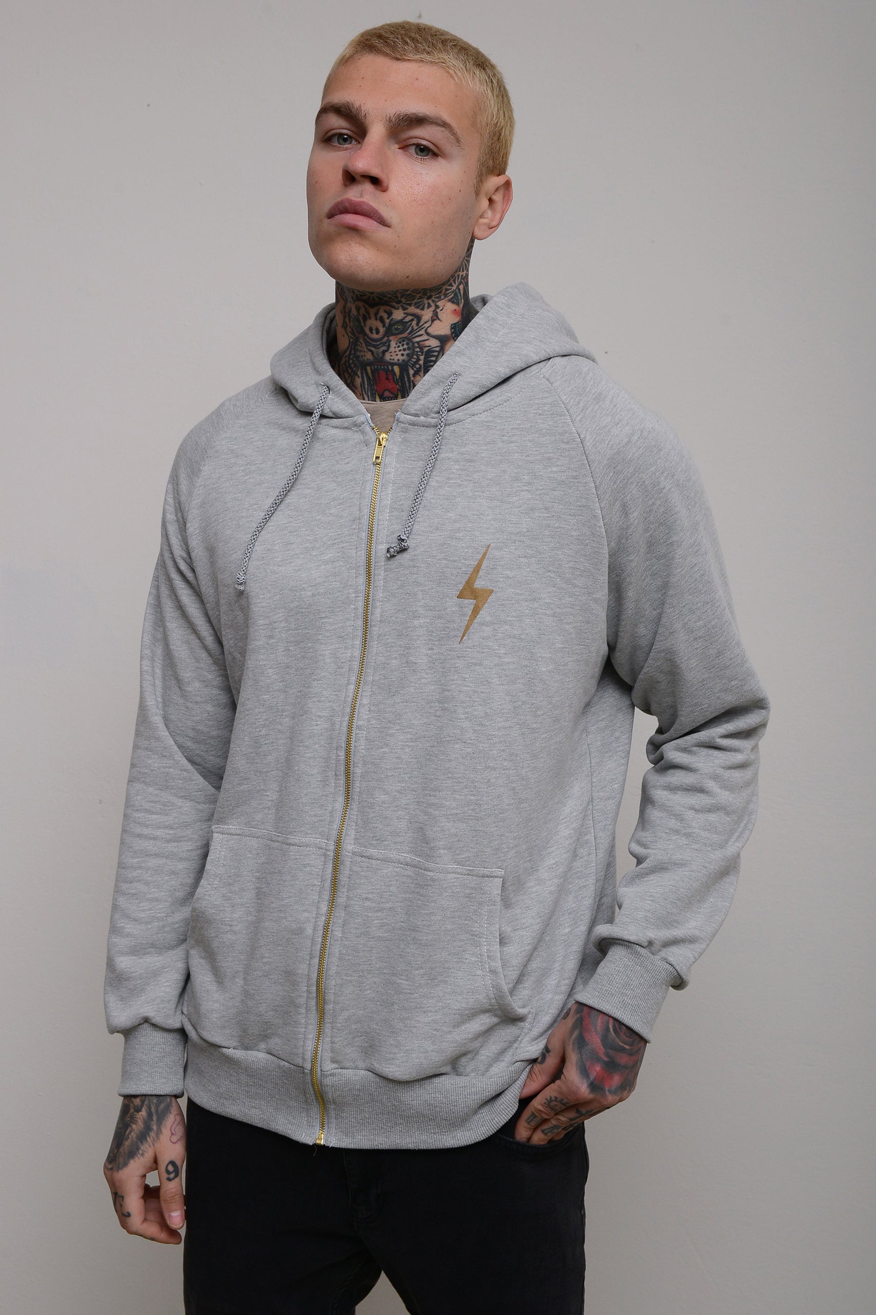 ZIP UP BOLT HOODIE