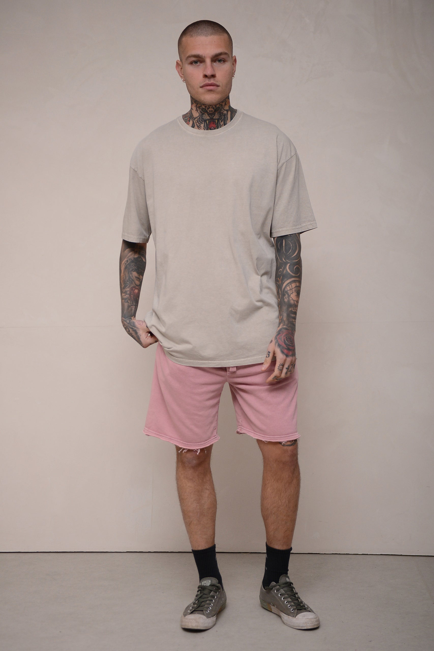 STONEWASHED T-SHIRT OVERSIZED