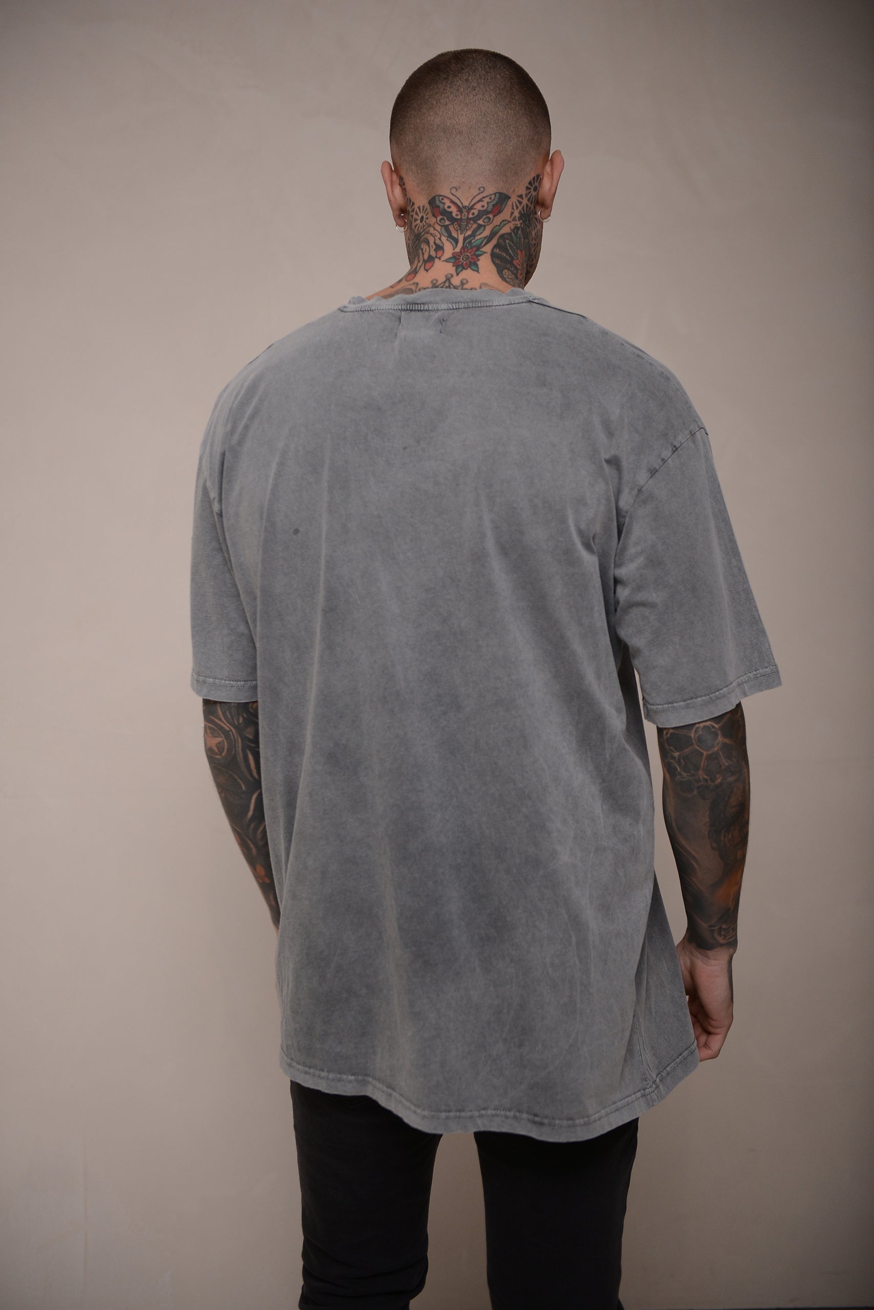 STONEWASHED T-SHIRT OVERSIZED